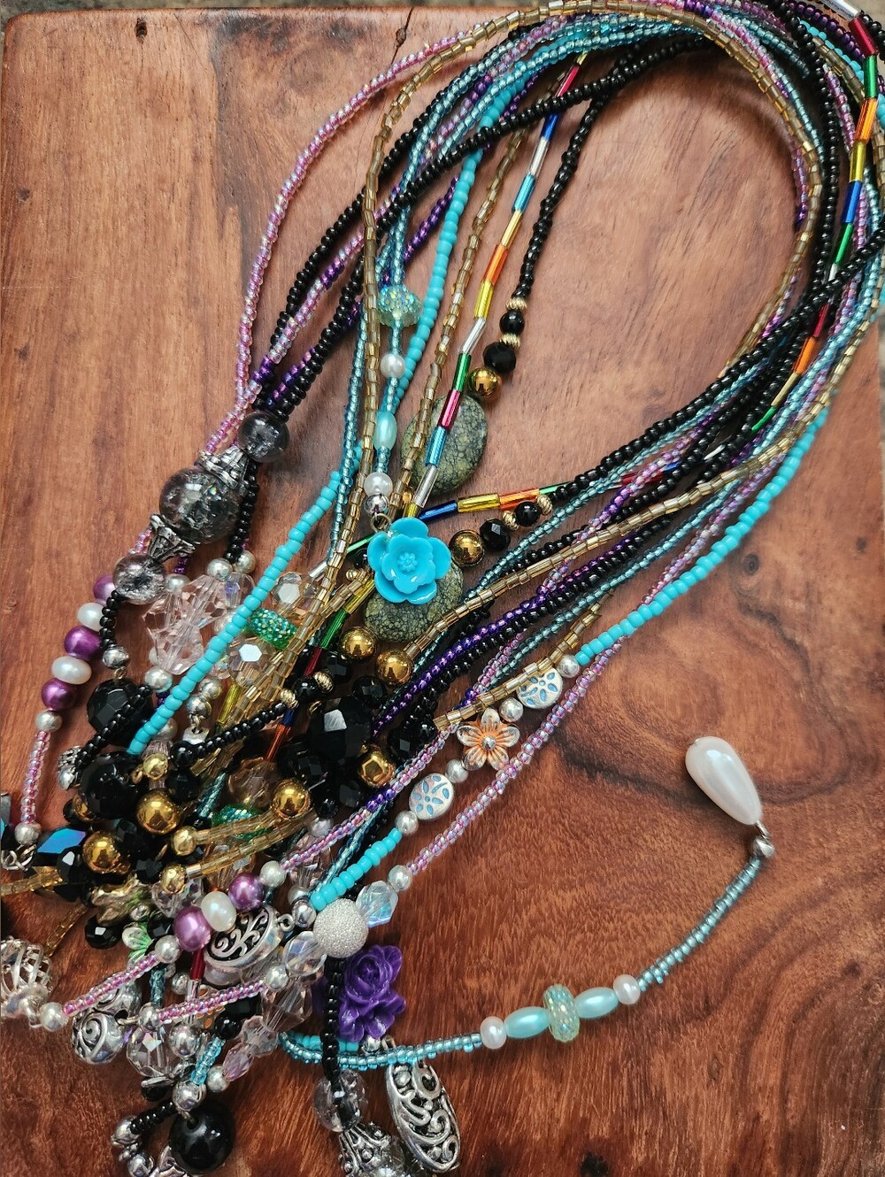 Lot 13 Beaded Bookmarks Purse Decorations Rear View Mirror Decor College School